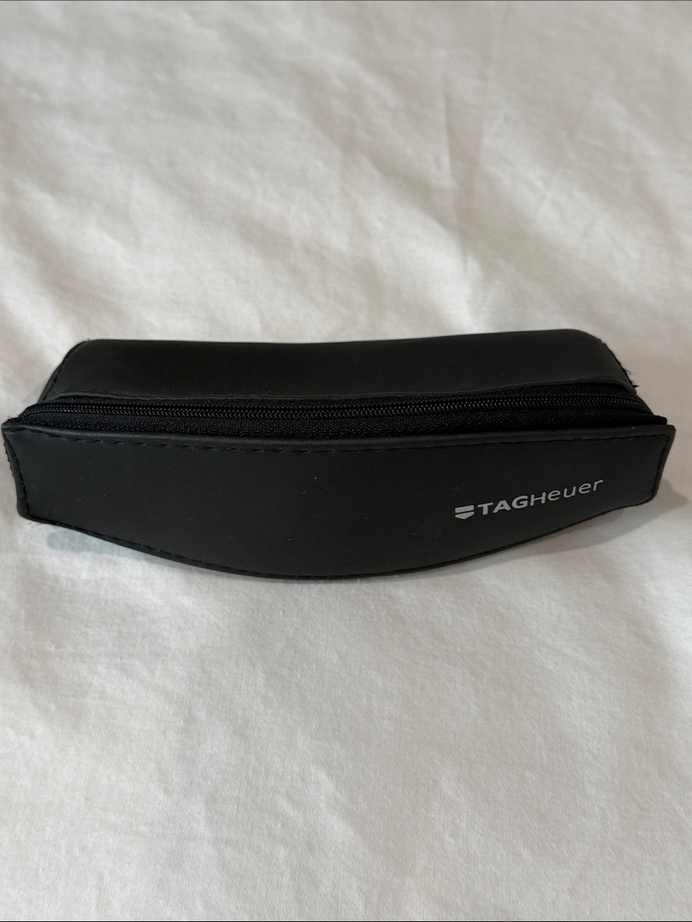 Tag Heuer Black Sunglasses Case with Zipper